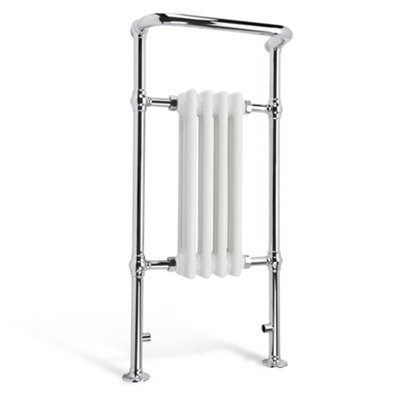Modern Bathroom 1400 X 600mm Heated Towel Rail Radiator Straight Anthracite