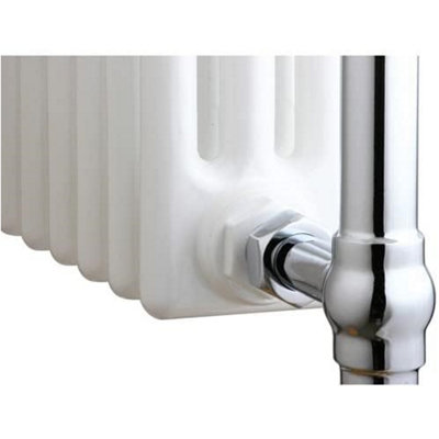 iBathUK 8 Column Traditional Designer Heated Towel Rail Bathroom ...
