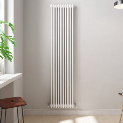 iBathUK Regency Tall Vertical Column Radiator, 1800x460mm Slim Radiator ...