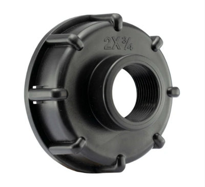 IBC 2 S60X6 Cap with Water Filter Lever Valve and Max Flo Hose ...