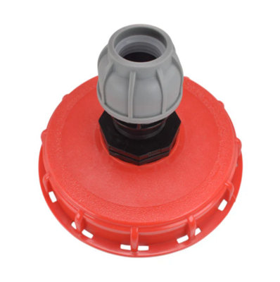 IBC 6-inch Cap Kit with 32mm MDPE Straight