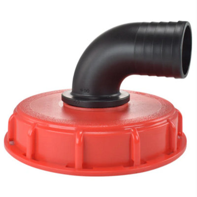 IBC 6-inch Cap Kit with 50mm Barbed Elbow Connector