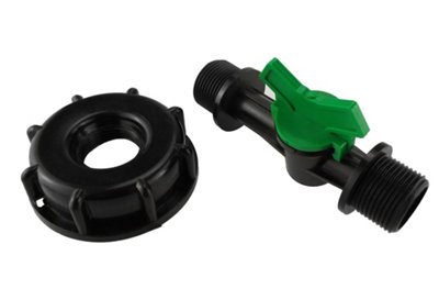 IBC BSP Male Inline Water Control Valve Set