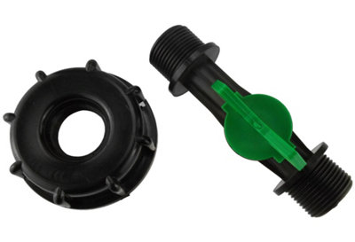 IBC BSP Male Inline Water Control Valve Set