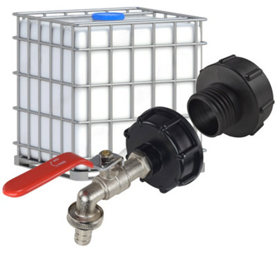 Ibc Storage Tank Fitting With An Outlet Tap, 4