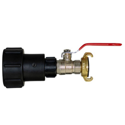 IBC Tank Outlet Extender 2 Inch S60x6 360 Degree Swivel Adapter with 1/ ...