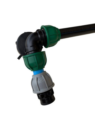 IBCTAP34BSPM-45D-001 IBC 25cm Riser Tap Connection Kit with Side Tap
