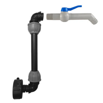 IBCTAP34BSPM-45D-001 IBC 25cm Riser Tap Connection Kit