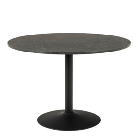 Ibiza Round Dining Table in Black