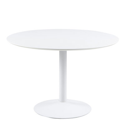 Ibiza Round Dining Table in White