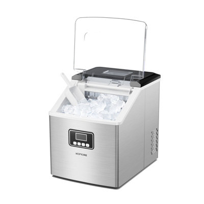 Ice Maker Machine 2.2L Water Tank with LCD Display and Timer