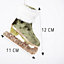 Ice Skate Green 11x12cm - Christmas Hanging Decoration