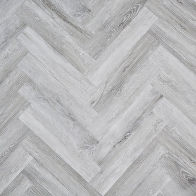 Icelandia Oak Natural Timber Effect Parquet 122mm x 610mm LVT Flooring Planks (Pack of 50 w/ Coverage of 3.72m2) - 3