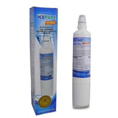 IcePure RFC1000A Fridge Water Filter Compatible with LG LT600P