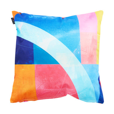 icon Abstract Scatter Cushion Blue 43x43cm