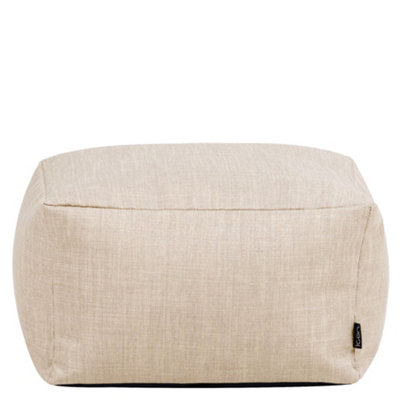 icon Amara Footstool Outdoor Woven, Natural
