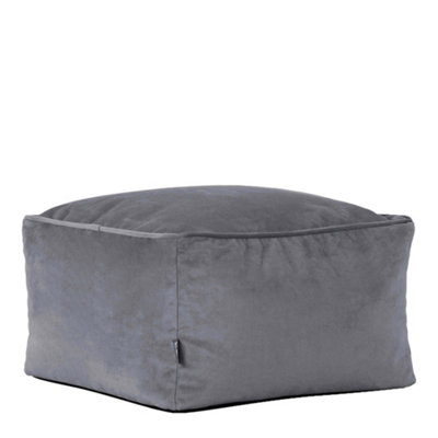 Grey bean deals bag pouffe