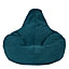 icon Dalton Corduroy Bean Bag Chair Teal Green Recliner Bean Bags