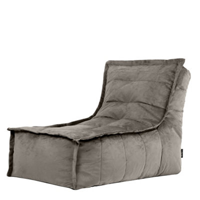 Black velvet on sale bean bag