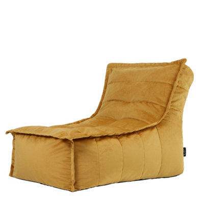 Icon velvet shop bean bag