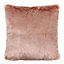 icon Faux Fur Cushion Light Pink Set of 2