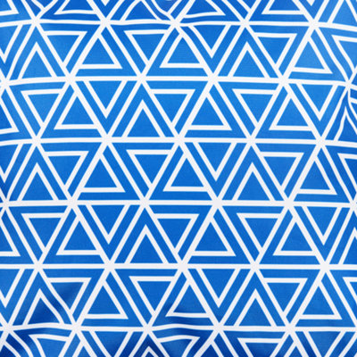 icon Geometric Pattern Scatter Cushion Blue 43x43cm