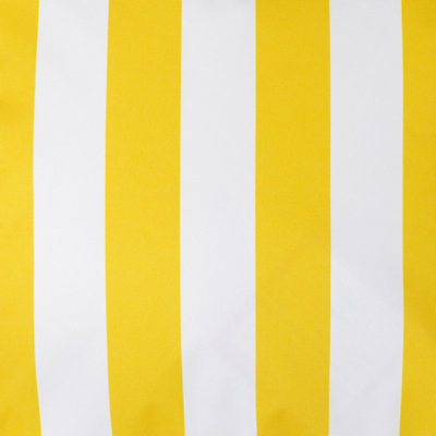 icon Indoor and Outdoor Deck Stripe Set of 4 Ochre Yellow Waterproof Filled Cushion