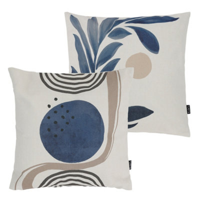 icon Indoor Outdoor Cushion Set of 2 Boho Weatherproof Cushions