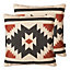 icon Indoor Outdoor Cushion Set of 2 Terracotta Weatherproof Cushions