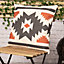 icon Indoor Outdoor Cushion Set of 2 Terracotta Weatherproof Cushions