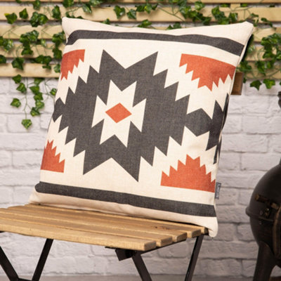 icon Indoor Outdoor Cushion Set of 4 Terracotta Weatherproof Cushions