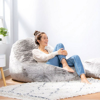 icon® Faux Fur Dream Lounger Bean Bag