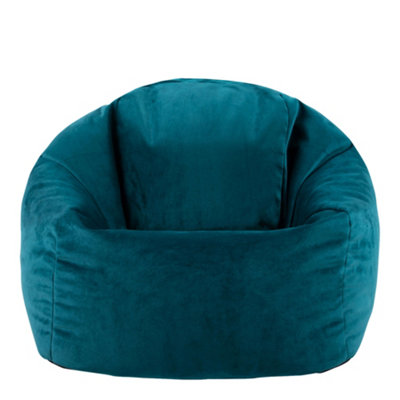 Velour best sale bean bag