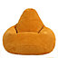 icon Kids Dalton Corduroy Bean Bag Chair Ochre Yellow Childrens Bean Bags
