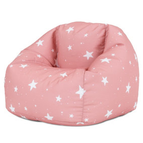 icon Kids Starry Skies Bean Bag Chair Pink Childrens Bean Bags