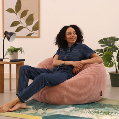 icon Kingston Beanbag Corduroy Dawn Pink