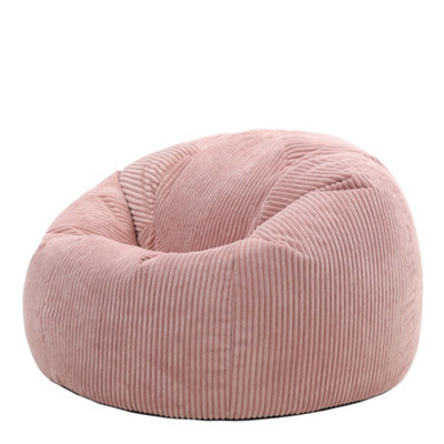 icon Kingston Classic Corduroy Bean Bag Pink Bean Bag Chair