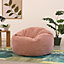 icon Kingston Classic Corduroy Bean Bag Pink Bean Bag Chair
