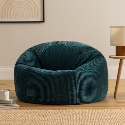 icon Kingston Classic Corduroy Bean Bag Teal Green Bean Bag Chair DIY