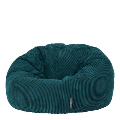 icon Kingston Classic Corduroy Bean Bag Teal Green Bean Bag Chair