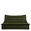 icon Kota Velvet XL Bean Bag Sofa Olive Green Bean Bag Chair