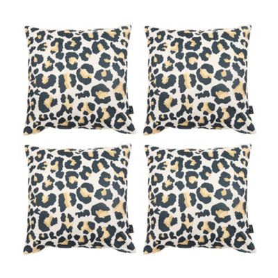 icon Leopard Print Scatter Cushion 43x43cm Set of 4