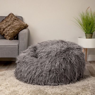 Grey discount fluffy chairs