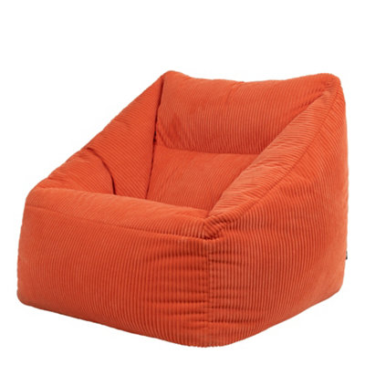 Burnt orange bean bag chair store