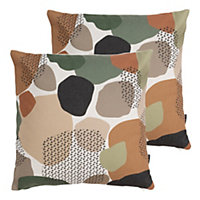 icon Muted Pebble Kyoto Set of 2 Outdoor Cushion