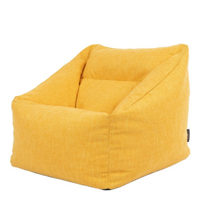 icon Oslo Woven Bean Bag Chair Yellow Armchair Bean Bags