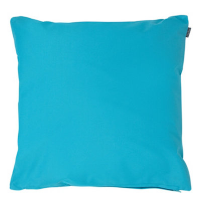 icon Outdoor Print Scatter Cushion Aqua Blue 43x43cm