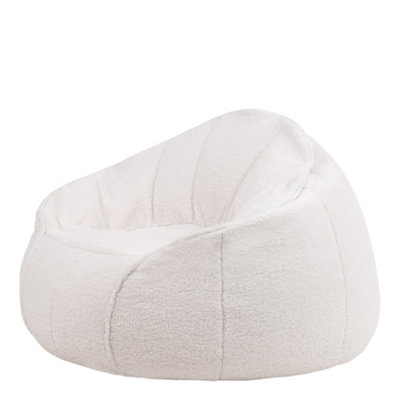 Large sherpa best sale bean bag chair