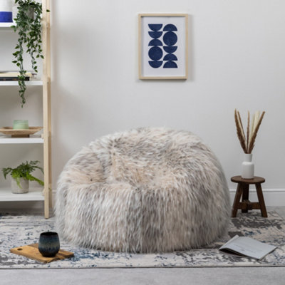 Faux fur bean discount bag chairs for adults