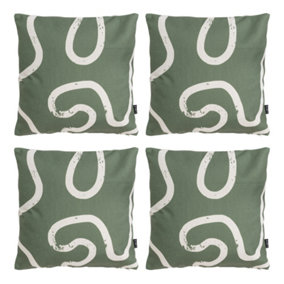 icon Squiggle Kyoto Set of 4 Outdoor Cushion